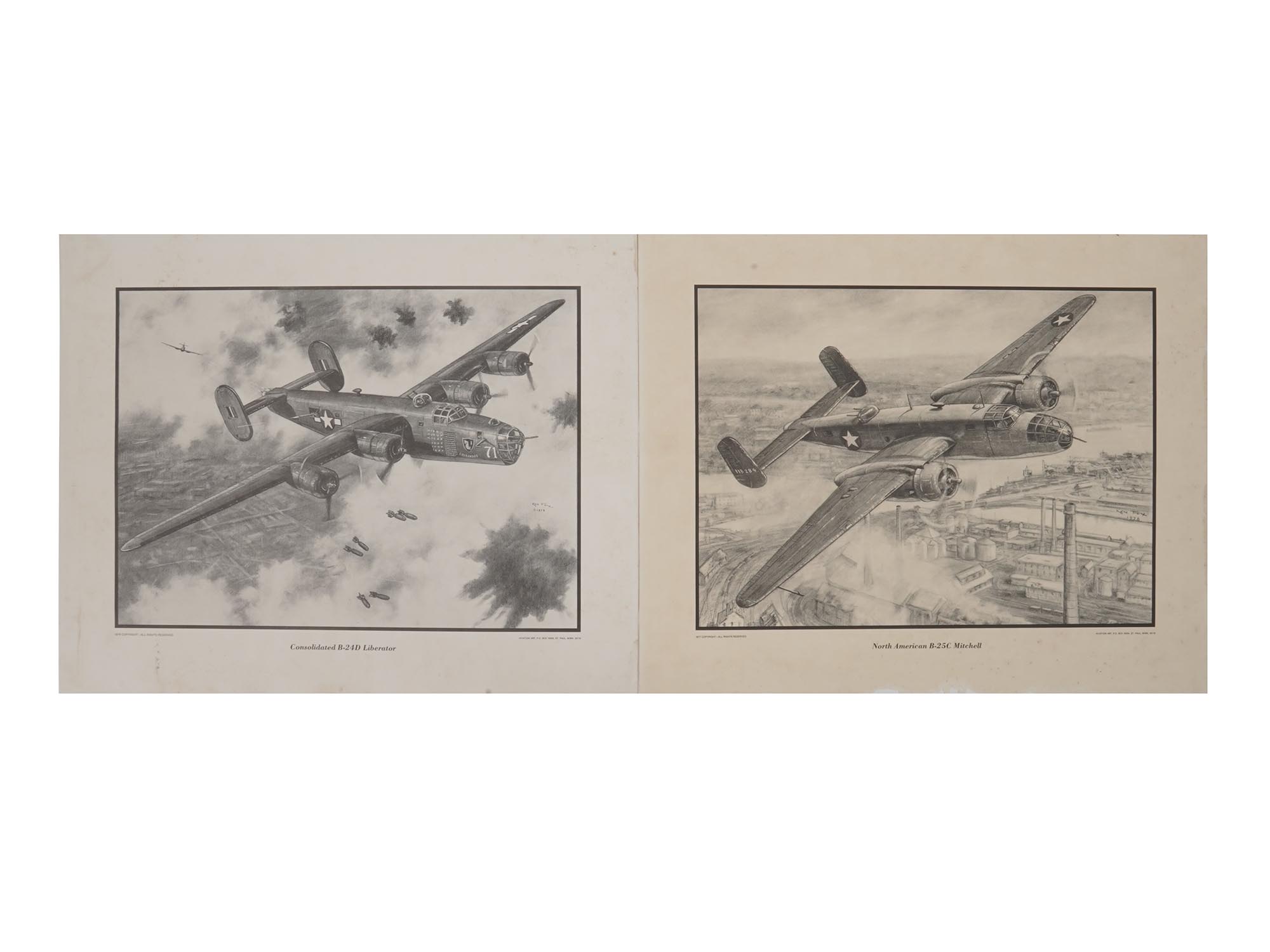 AMERICAN MILITARY AVIATION LITHO AND MAP PRINTS PIC-2
